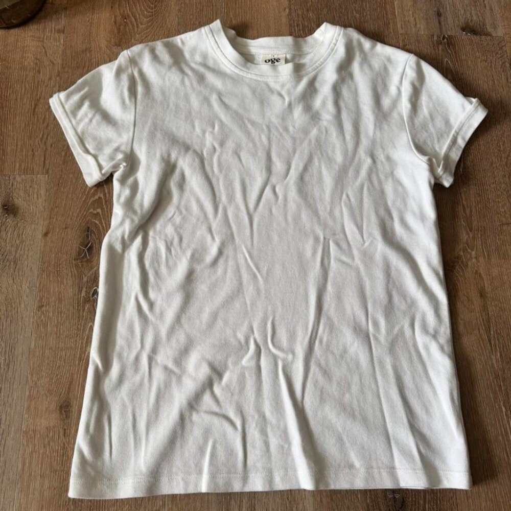 Maison Oge White T Shirt‎ Size S